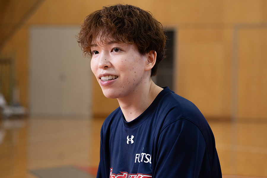 「自分の気持ちや体の声を聞いてあげてほしい」と、食事に悩むアスリートへメッセージを送った【写真：増田美咲】