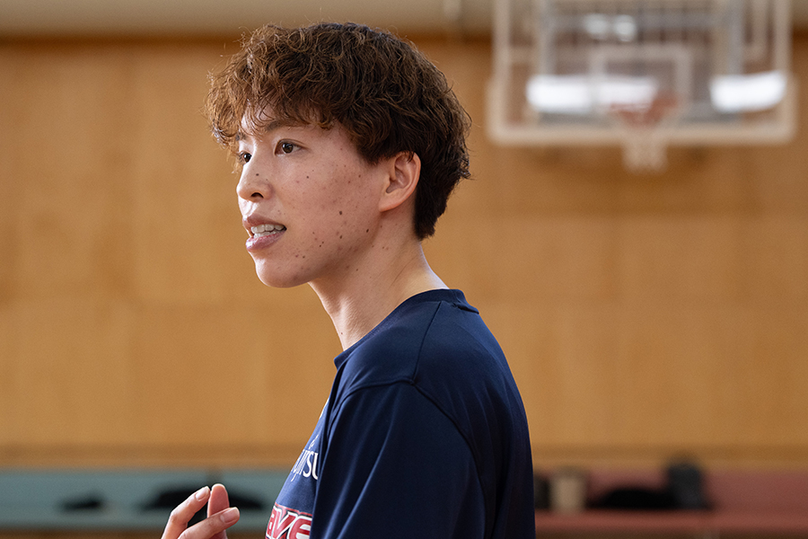 疲労骨折をきっかけに、「栄養バランスを整える」ことの重要性に気づいたと明かす【写真：増田美咲】