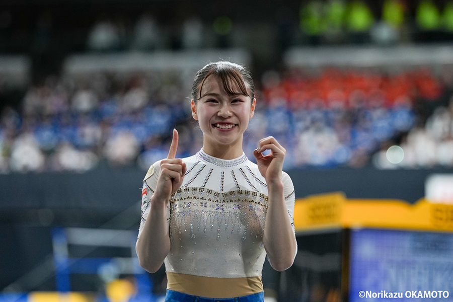 今の一番大きな目標は、体操のショーの制作だと明かした杉原【写真：本人提供】