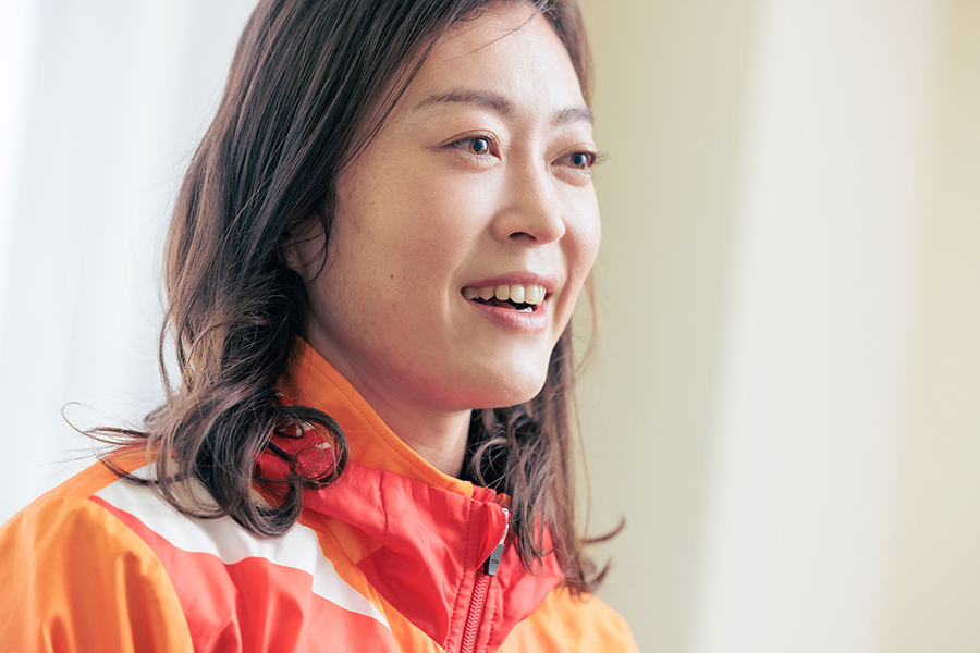 焦らず体を作る大切さを教えてくれた、大学時代の監督とのエピソードを振り返る【写真:松橋晶子】